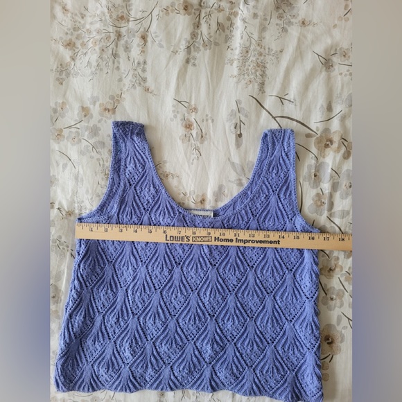 Vintage crochet top Cotton, - Picture 4 of 8